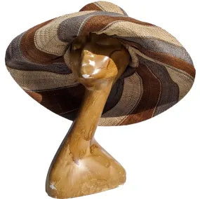 Neutral Colors Raffia Sun Hat for Women | Lightweight Wide Brim | 5 Brim