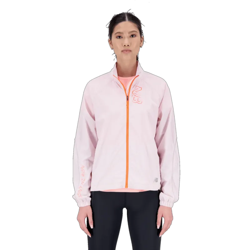 New Balance Women's Printed Impact Run Light Pack Jacket