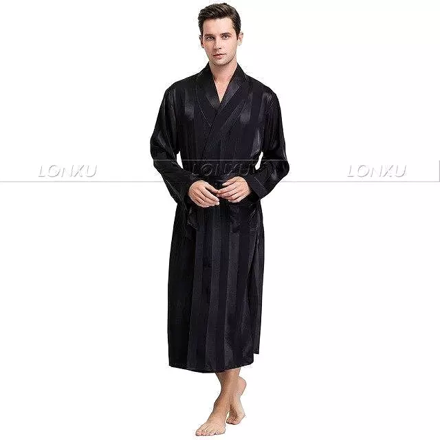 Night Games Men Striped Nightgown