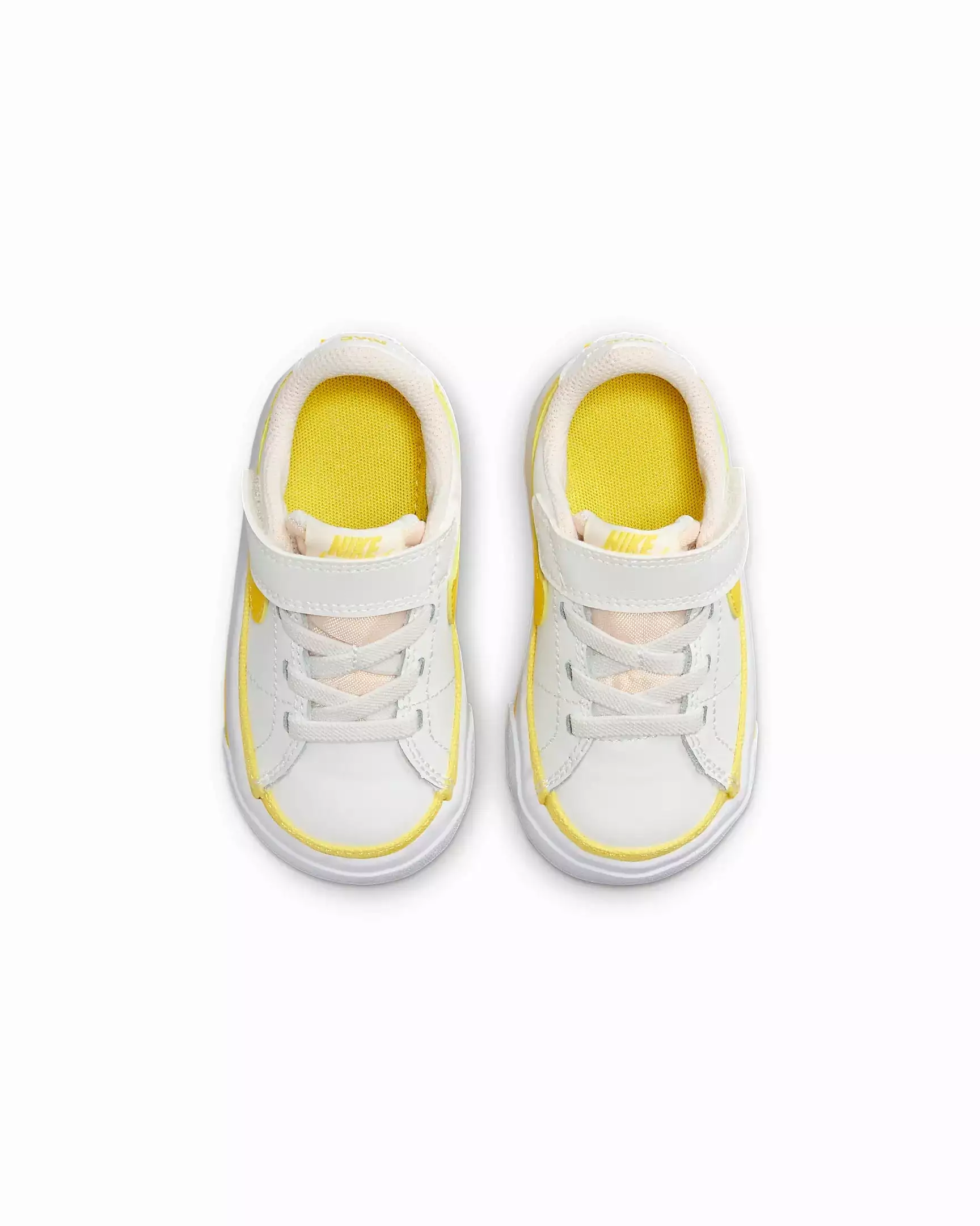 NIKE KIDS COURT LEGACY YELLOW/WHITE SHOE