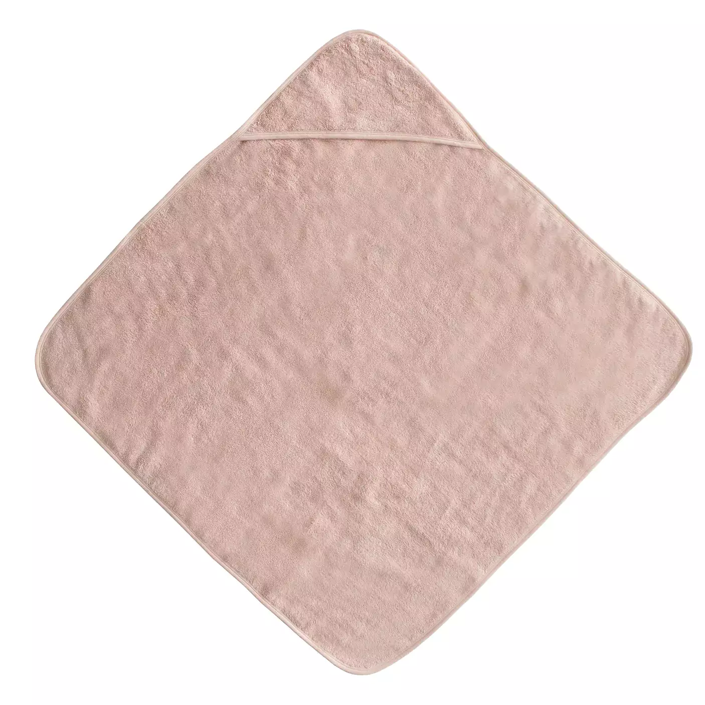 Organic Cotton Baby Hooded Towel - Blush