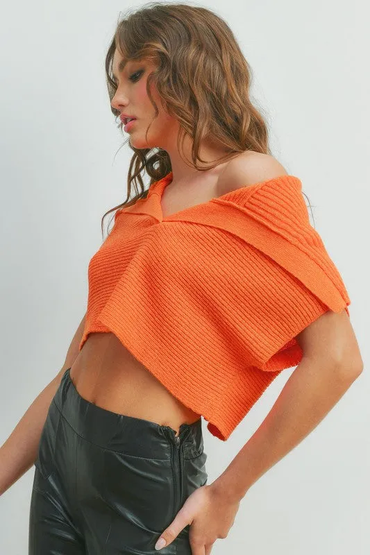 Oversized Collar Top