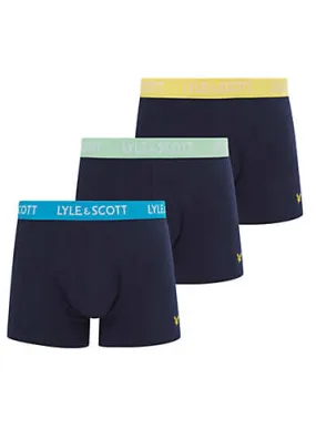 Pack of 3 Barclay Underwear Trunks by Lyle & Scott | Look Again