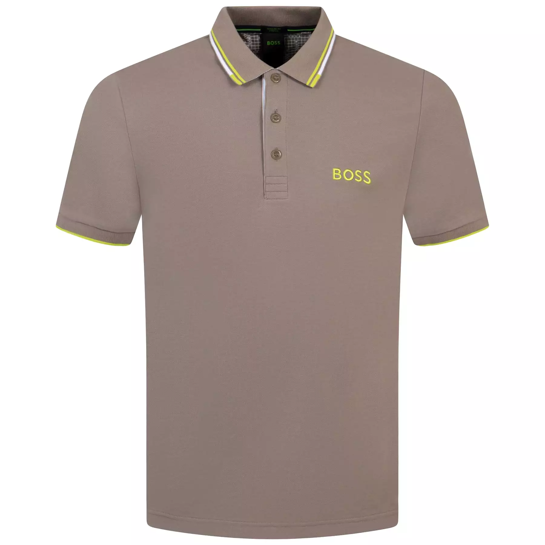 Paddy Pro Cotton Jersey Regular Fit Polo Pastel Green - W23