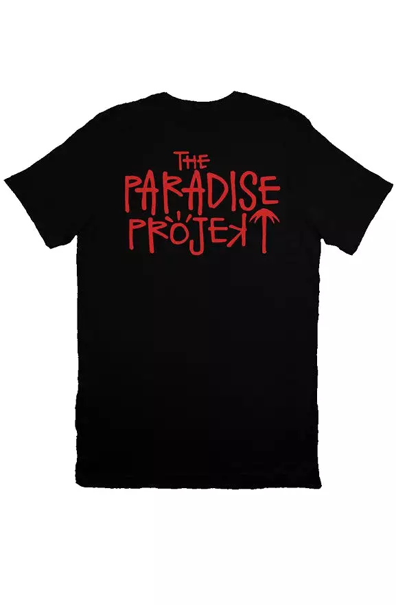 PARADISE PROJEKT PALM T BLK/RED