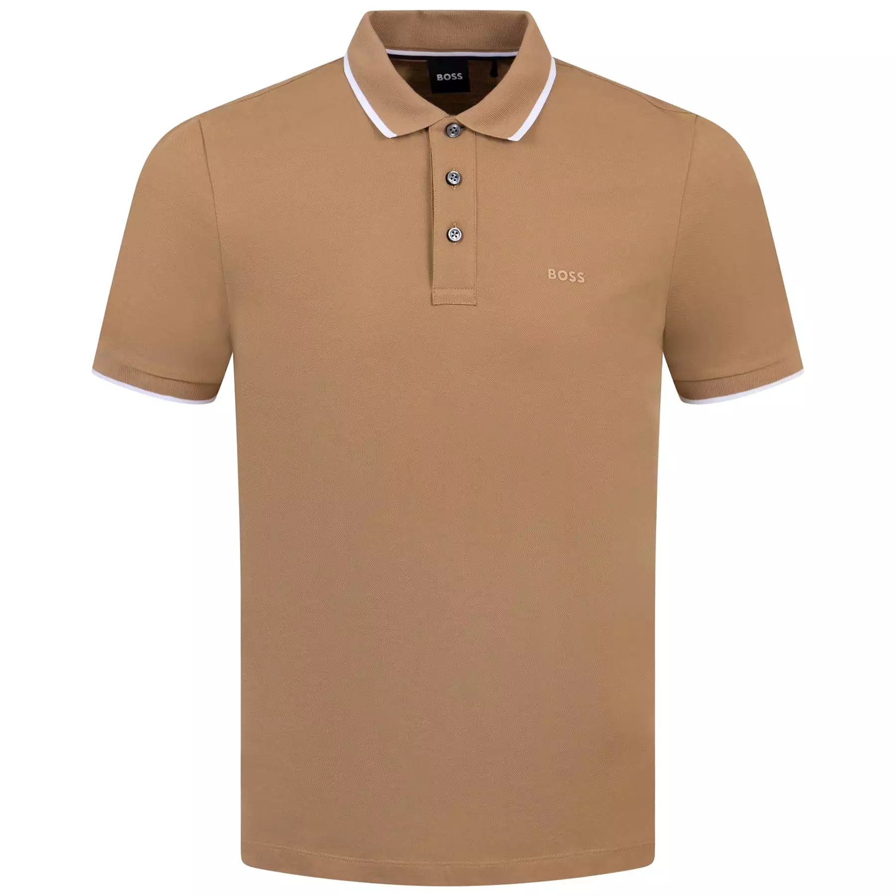 Parlay 190 Cotton Jersey Regular Fit Polo Medium Beige - W23