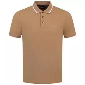 Parlay 190 Cotton Jersey Regular Fit Polo Medium Beige - W23