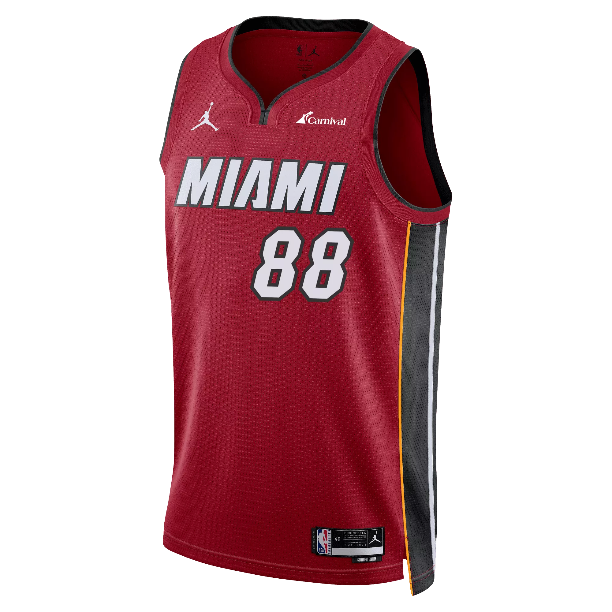 Patty Mills Nike Jordan Brand Miami HEAT Statement Red Swingman Jersey