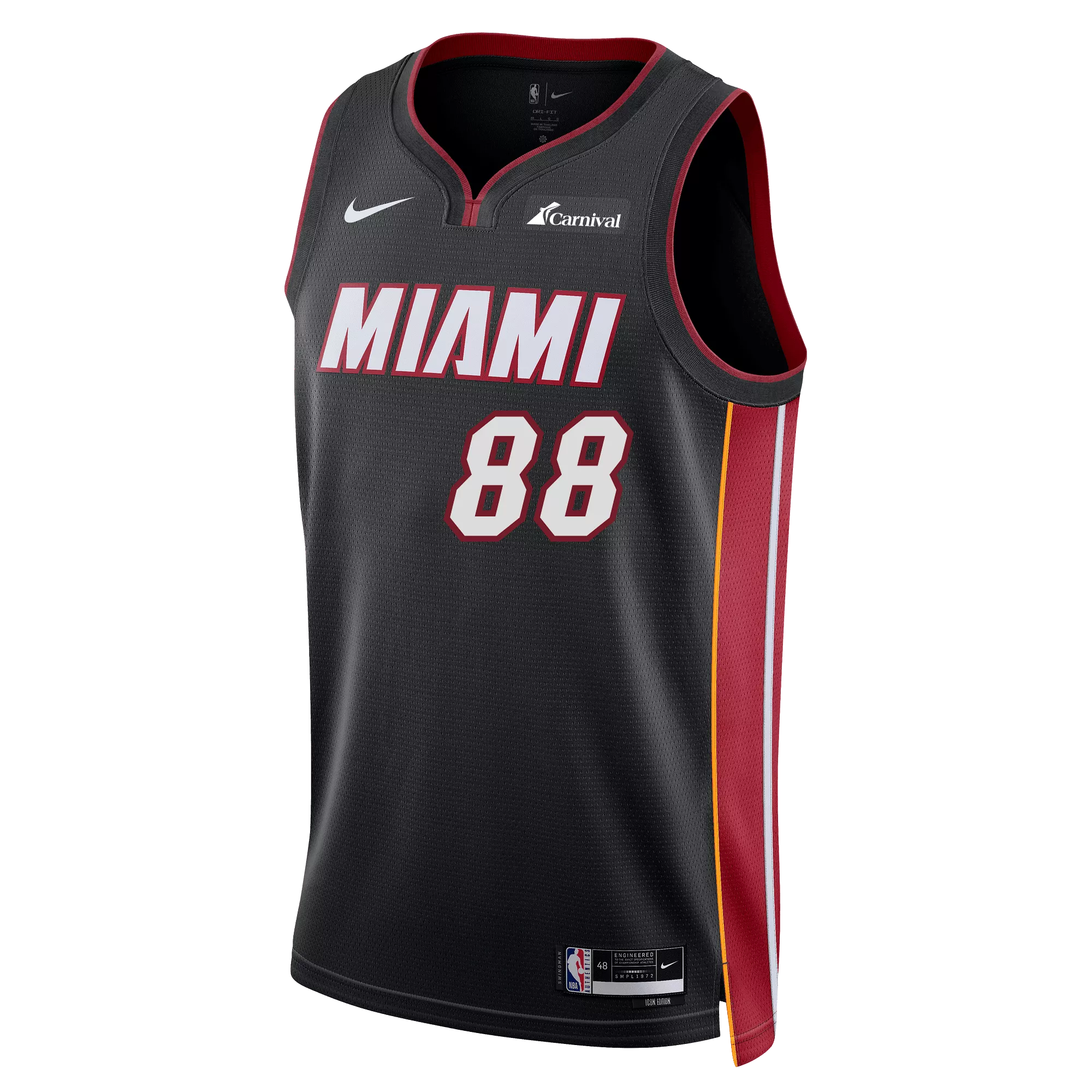 Patty Mills Nike Miami HEAT Icon Black Swingman Jersey