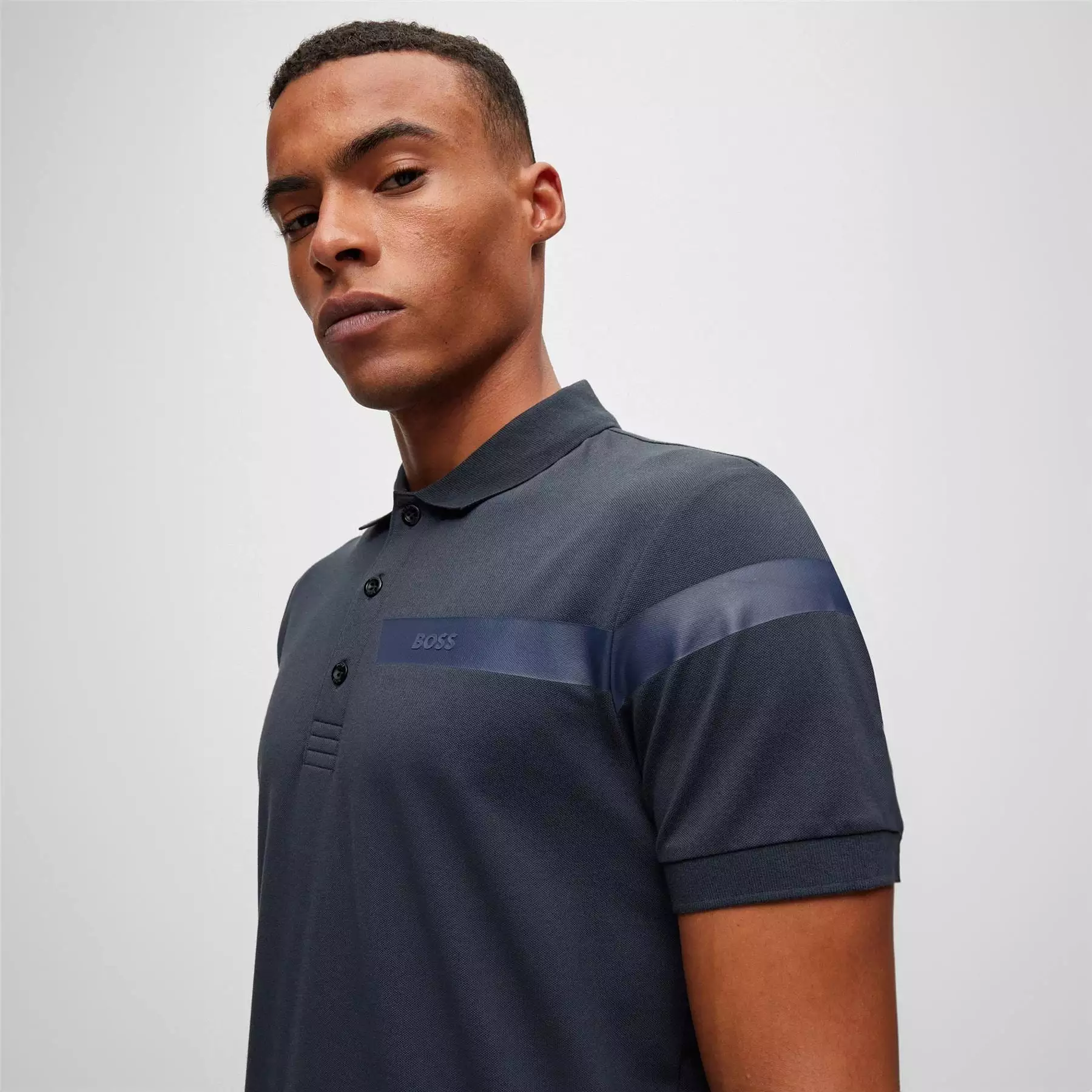 Paule Cotton Jersey Slim Fit Polo Dark Blue - W23