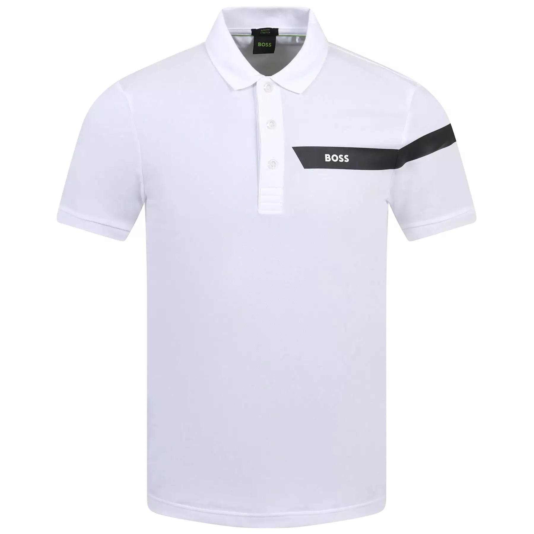 Paule Cotton Jersey Slim Fit Polo White - W23