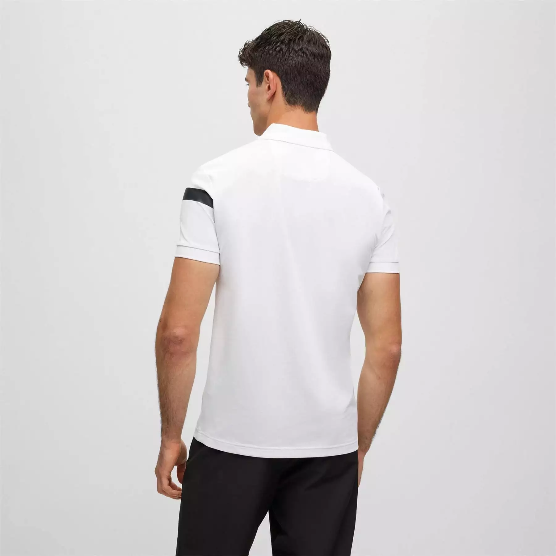 Paule Cotton Jersey Slim Fit Polo White - W23