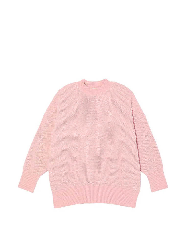 PINK Chenille Crewneck Pullover