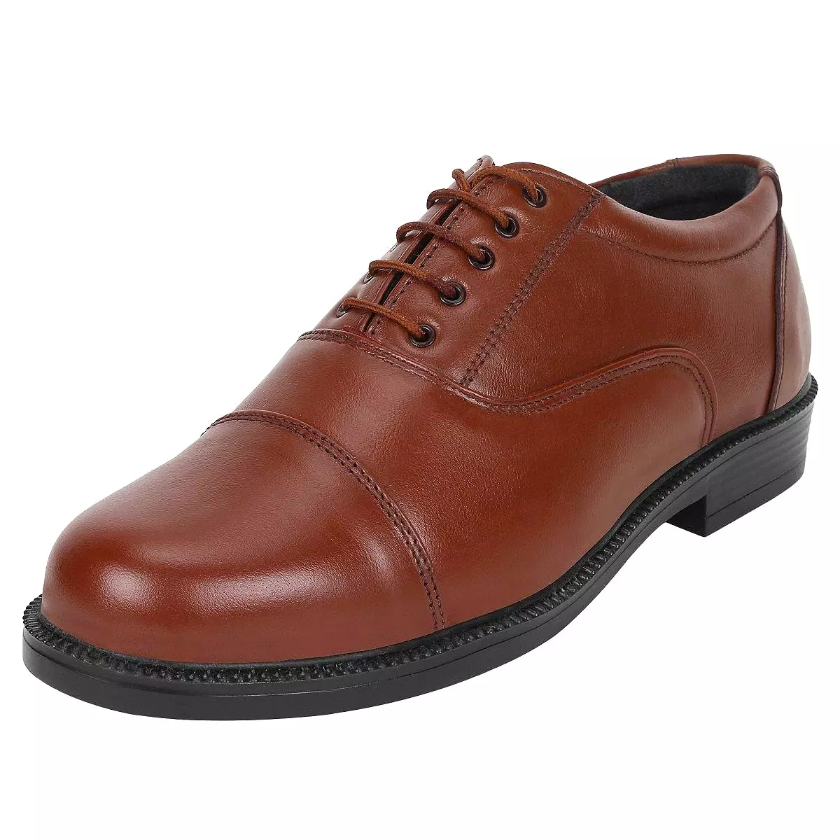 Police Uniform Shoes Brown for Men