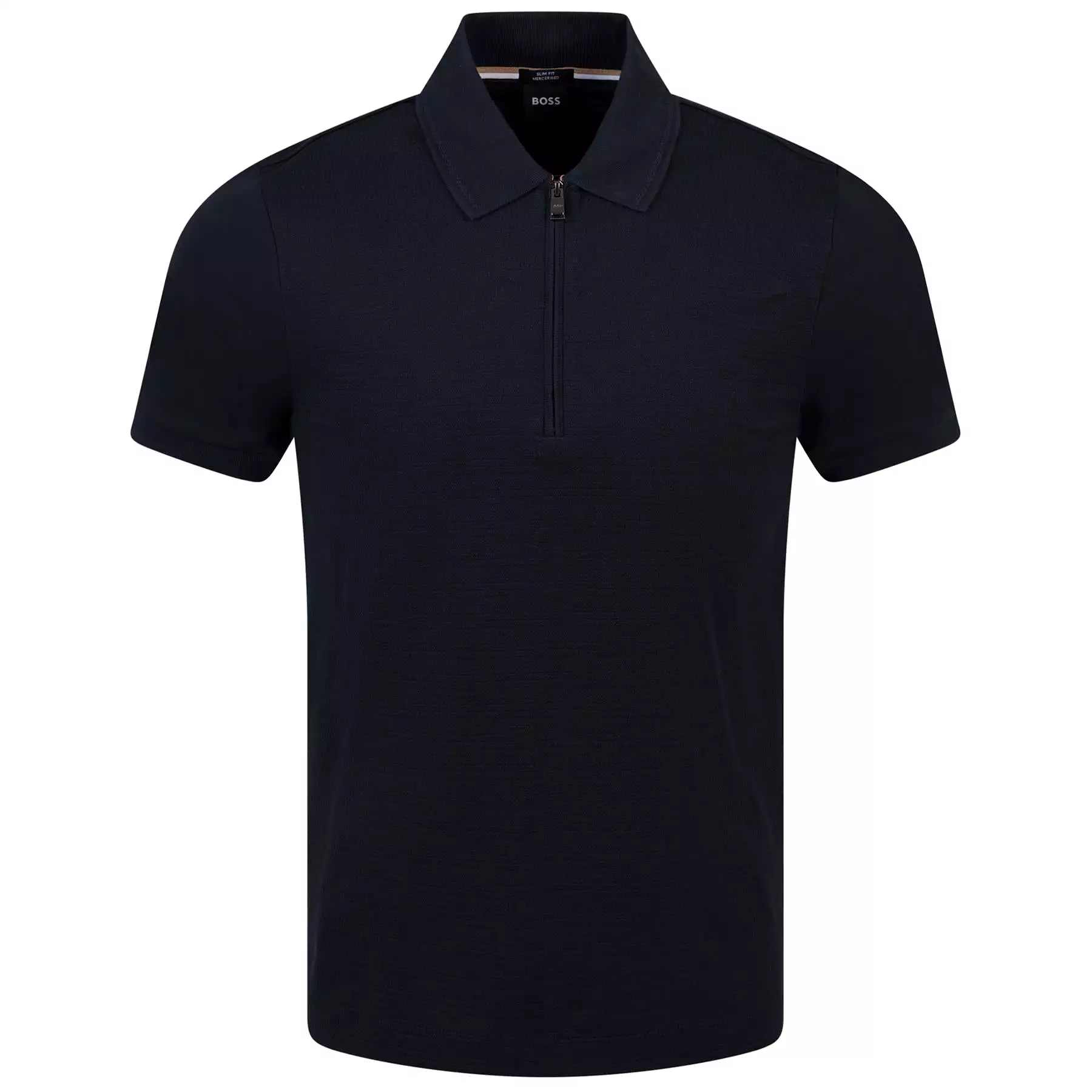 Polston 34 Cotton Jersey Slim Fit Polo Dark Blue - W23