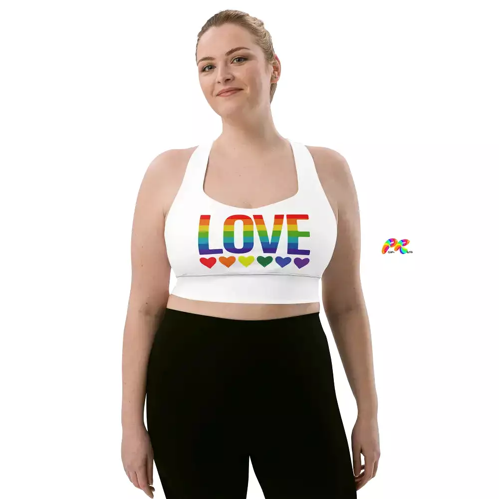 Pride/LGBTQ, Love, Sports Bra