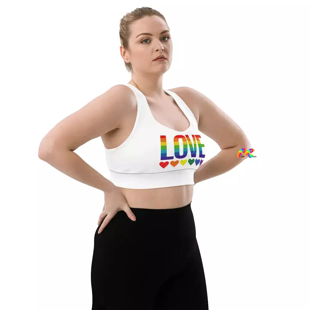 Pride/LGBTQ, Love, Sports Bra