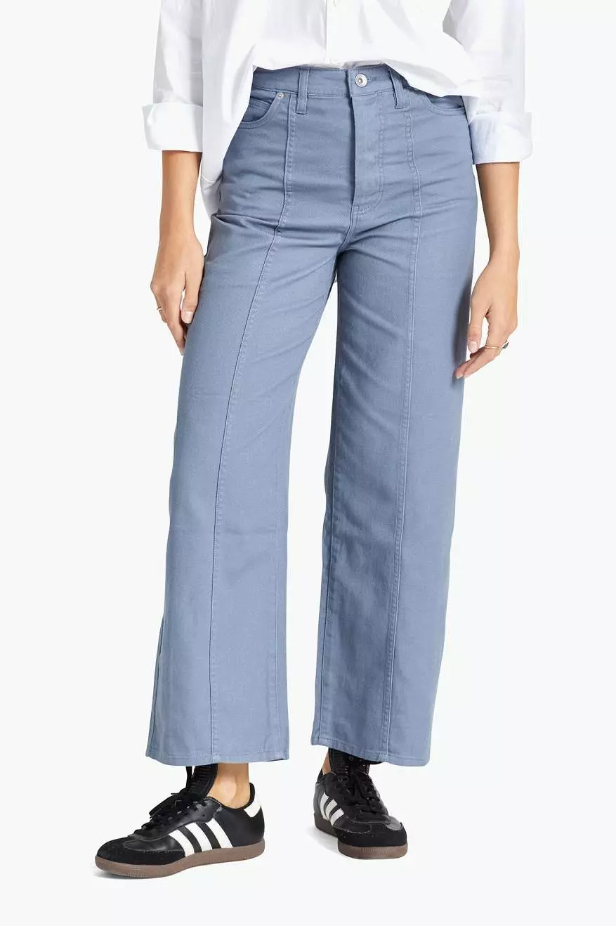 Providence Wide Leg Pant - Flint Blue