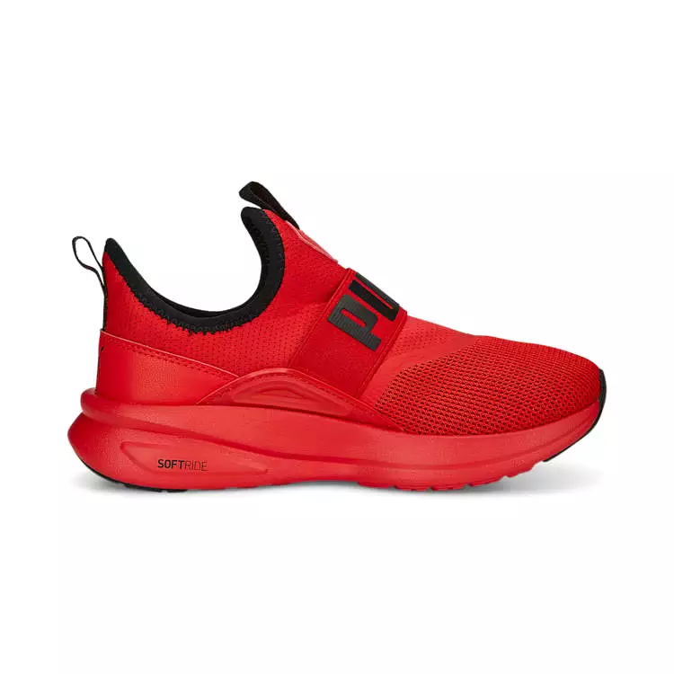 PUMA KIDS ENZO RED/BLACK SHOES