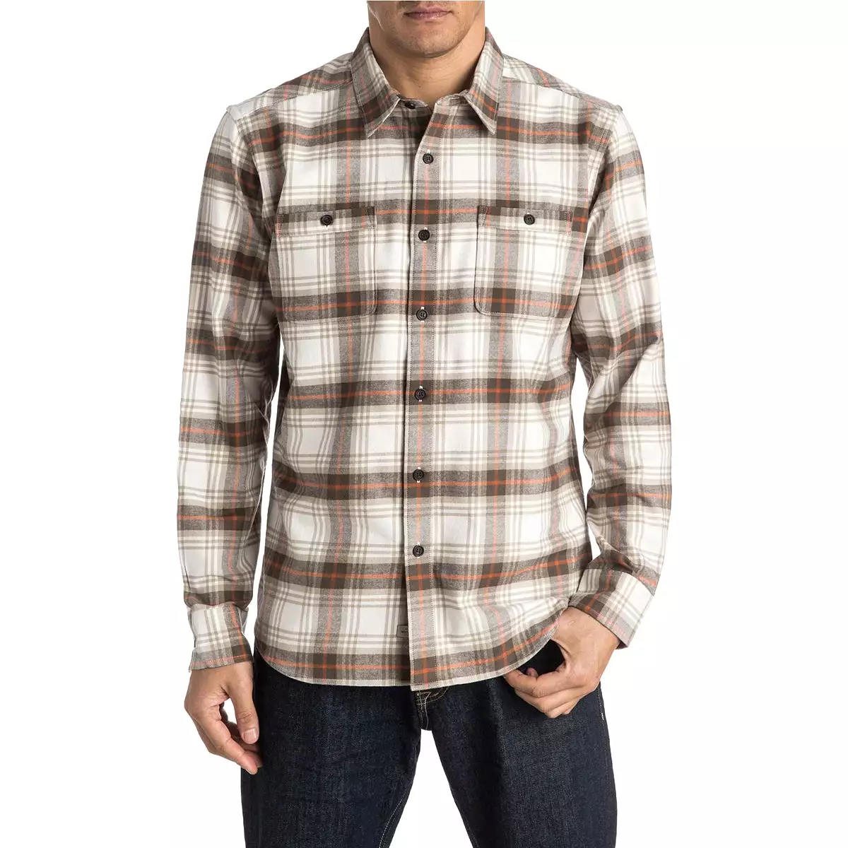 Quiksilver Waterman Penninsula Men's Button Up Long-Sleeve Shirts (Brand New)