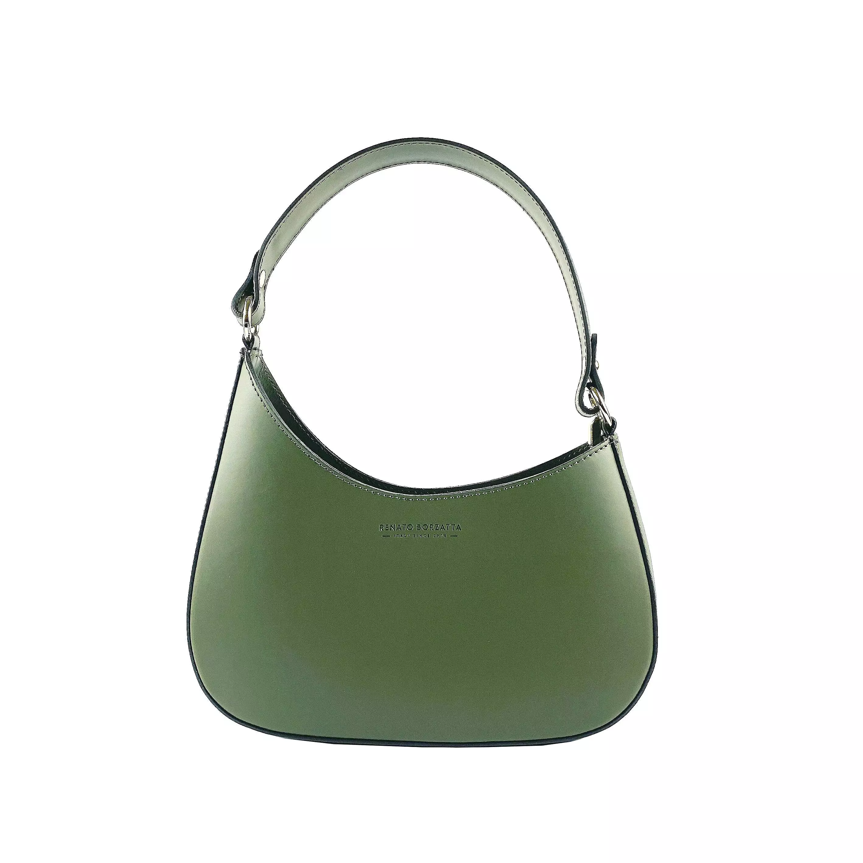 RB1013E | Borsa Donna Hobo in Vera Pelle | cm 28 x 25 x 6