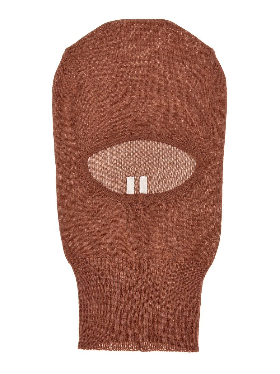 RICK OWENS      BALACLAVA SKULL IN CASHMERE