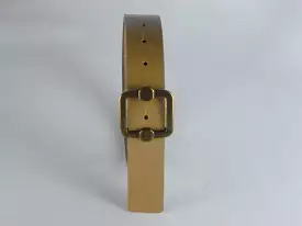 Roberto Cavalli Leather Belt - NUDE