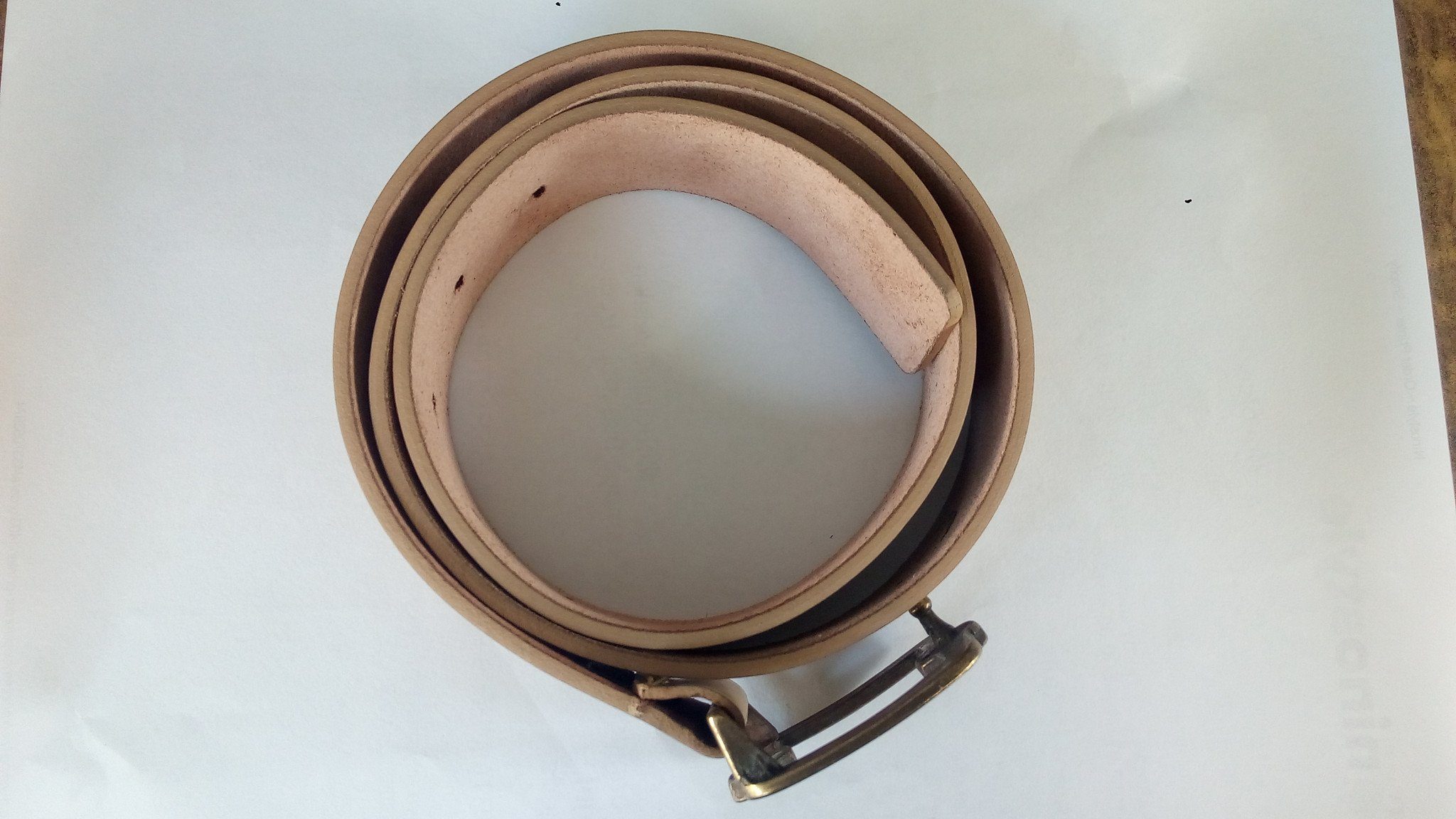 Roberto Cavalli Leather Belt - NUDE