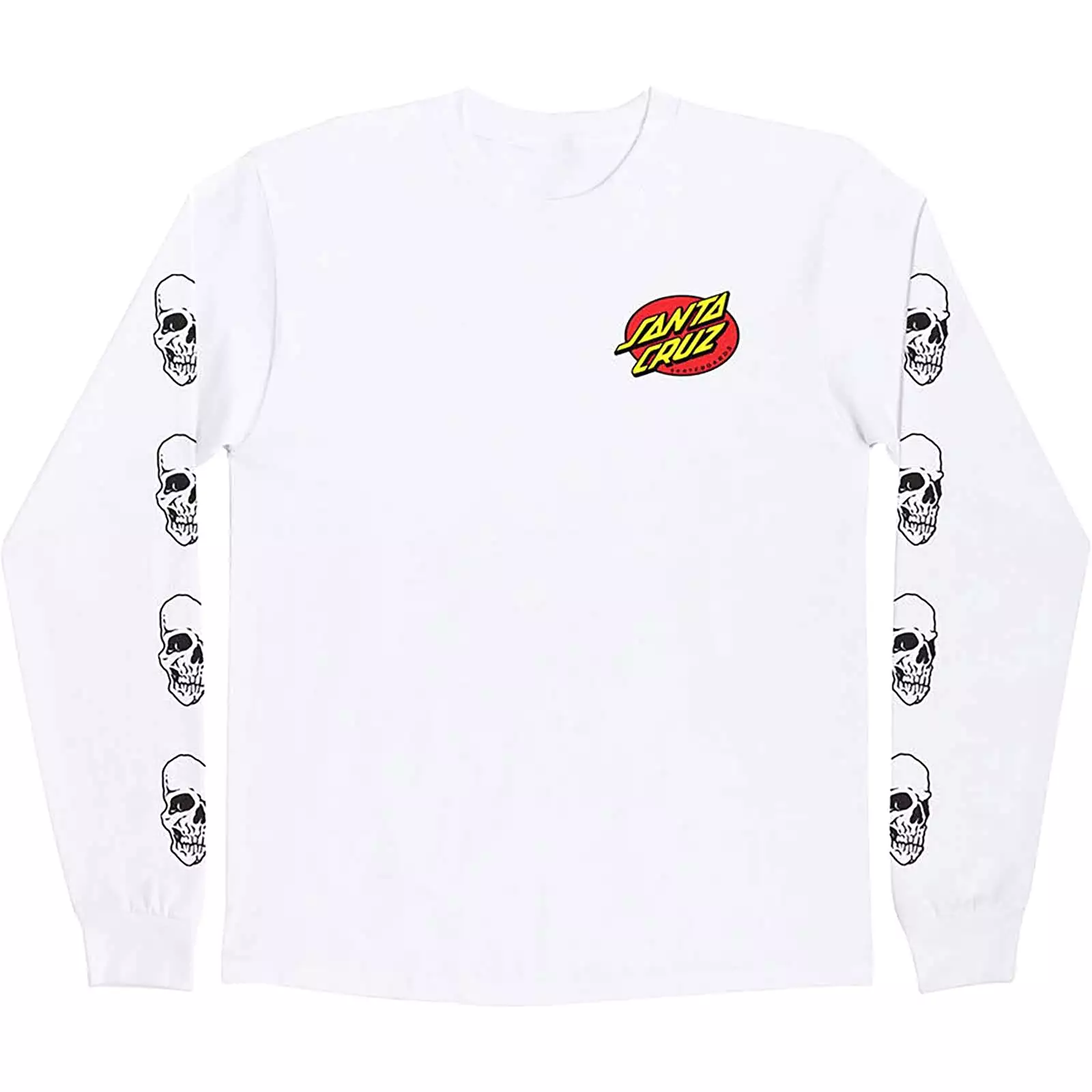 Santa Cruz Street Creep Hand Men's Long-Sleeve Shirts (Brand New)