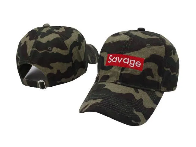 Savage Embroidery Men and Women's Cotton Dad Hats Baseball Cap