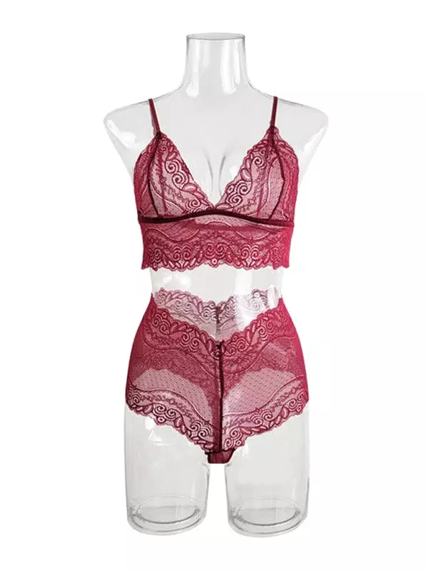 Sexy Mesh Pajamas Lingerie Set