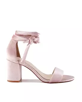 SISTER - BABY PINK BLOCK HEEL SHOES