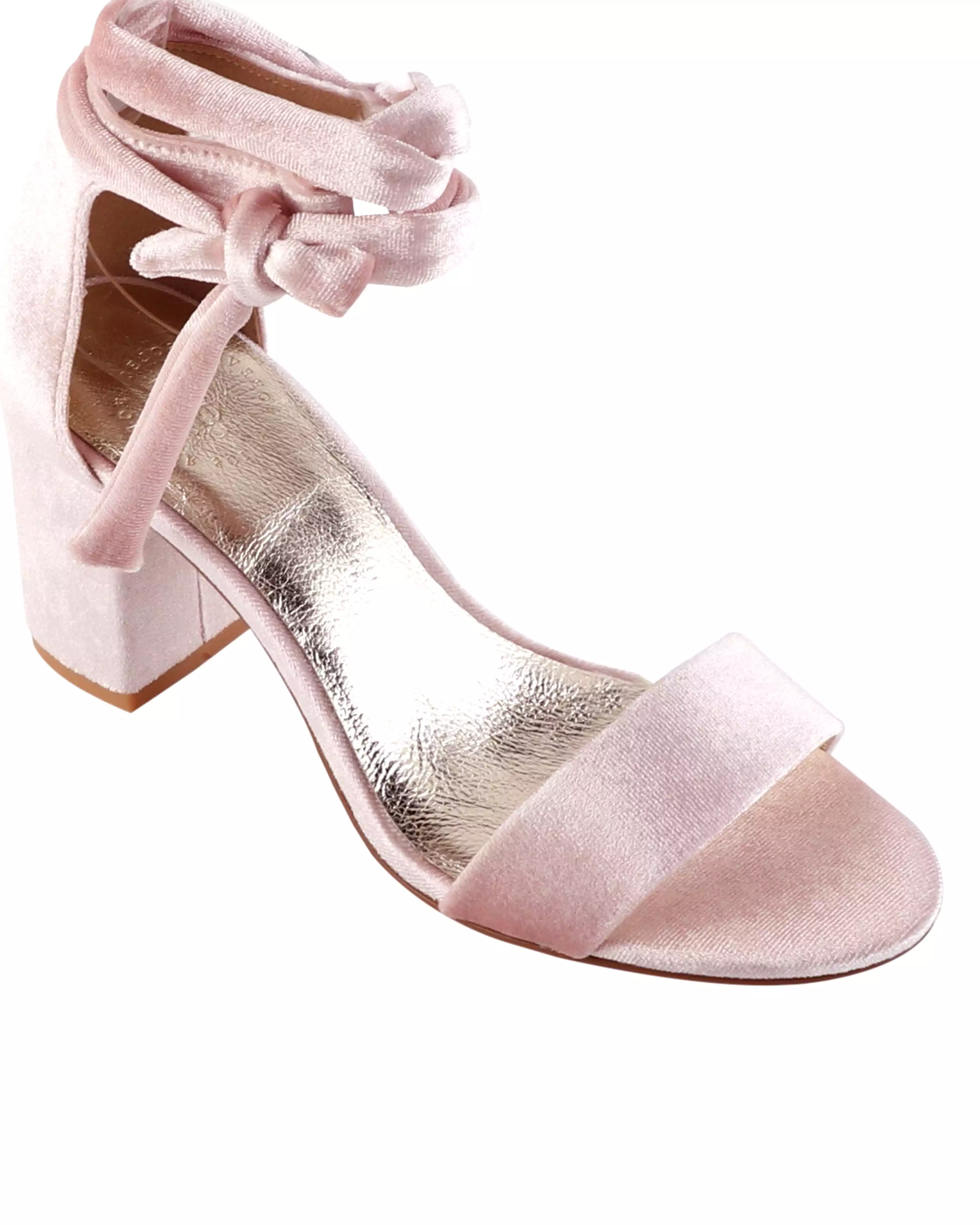 SISTER - BABY PINK BLOCK HEEL SHOES