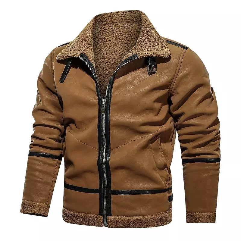 Swedish Men Suede Leather Jacket