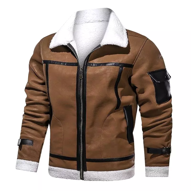 Swedish Men Suede Leather Jacket