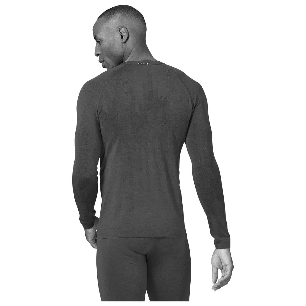 Technical underwear Odlo ---Kinship PW 200 BL Top Crew Neck LS India Ink Melange