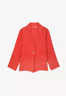 Textured Linen Light Blazer