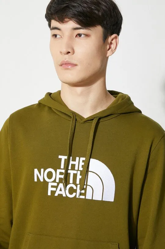 The North Face cotton sweatshirt M Light Drew Peak Pullover Hoodie men's green color NF00A0TEPIB1