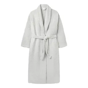 THE WHITE COMPANY Super Soft Long Snuggle Robe - Grey