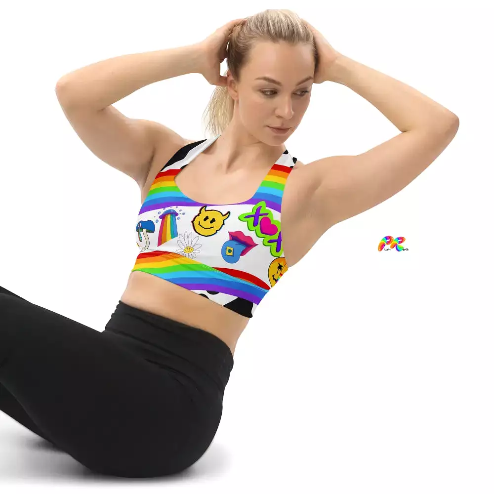 Trippy Rave Sports Bra