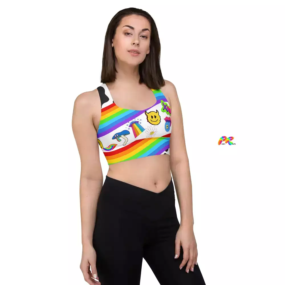 Trippy Rave Sports Bra