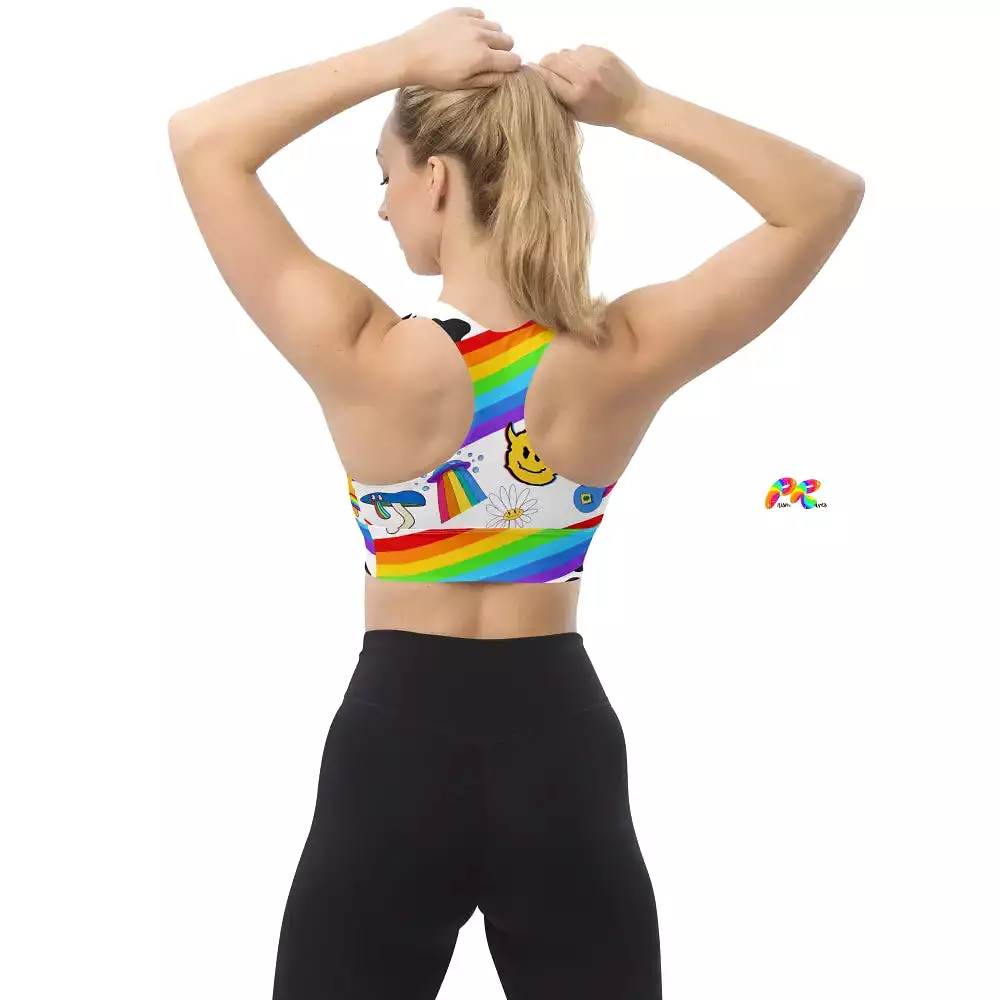 Trippy Rave Sports Bra