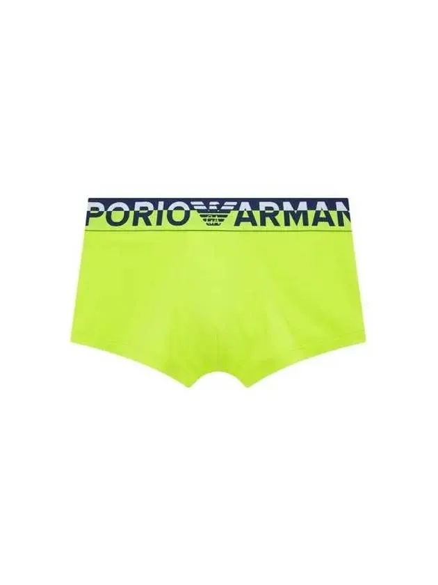 UNDERWEAR Overseas Station Season Big Chance 8 18 Men s Color Block Banding Cotton Drawn Neon Green 271302