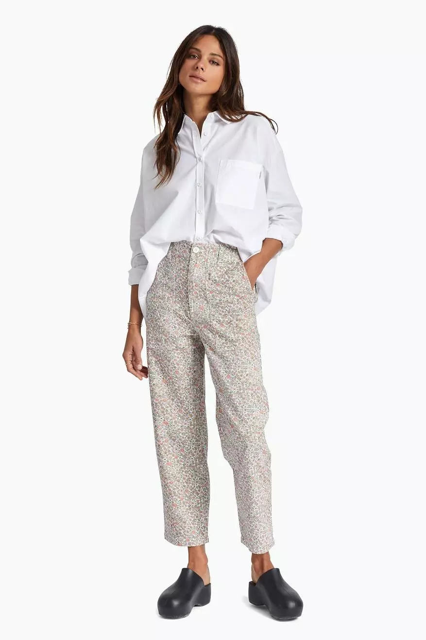 Vancouver Pant - White Floral