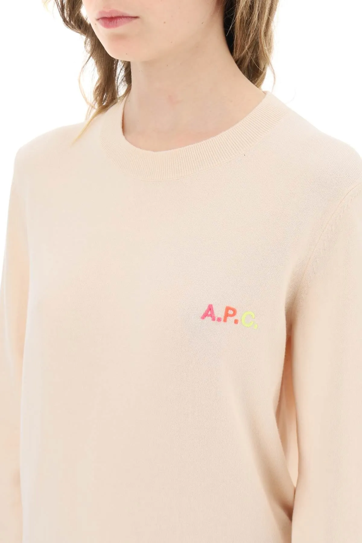 'Vera' Pullover With Logo Embroidery Detail