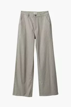 Victory Full Length Wide Leg Pant - Sea Kelp Stripe