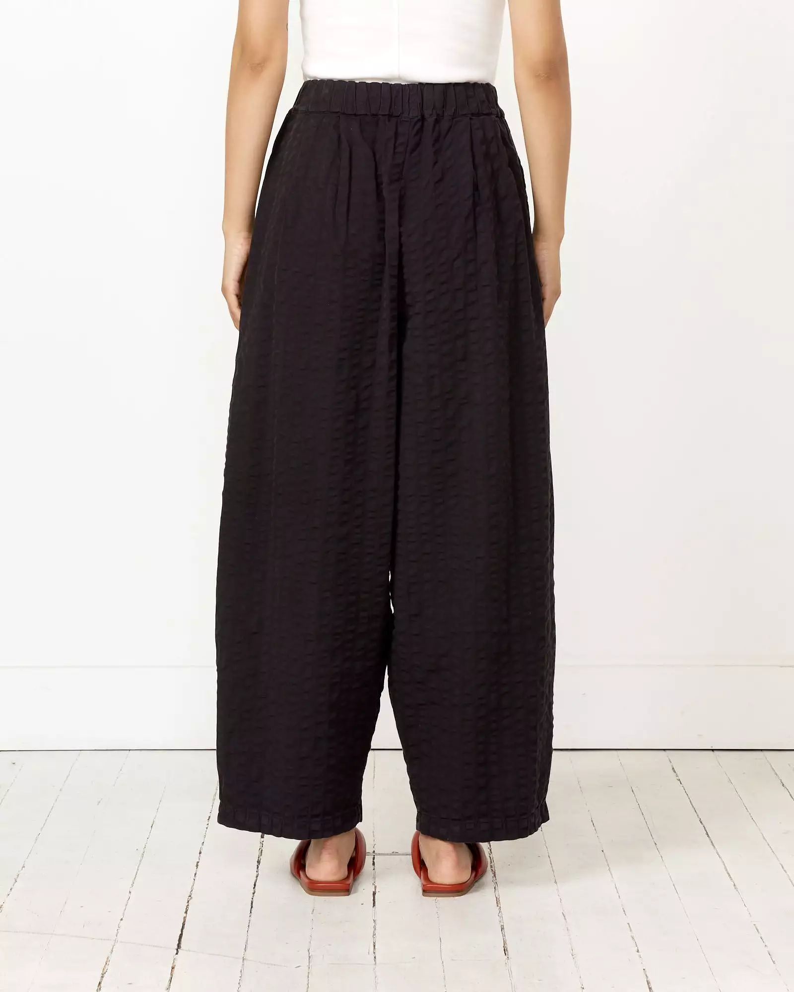 Wide Pant in Ink Black