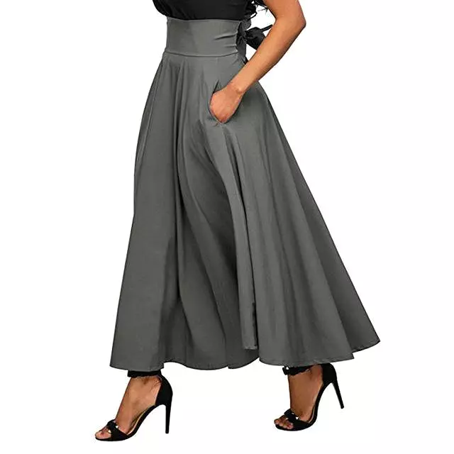 Women Maxi Skirts With Pockets