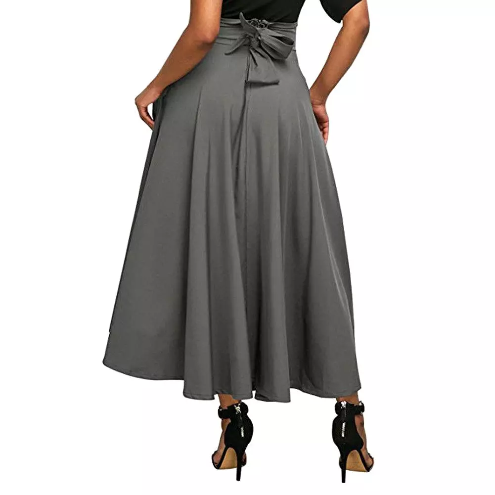 Women Maxi Skirts With Pockets