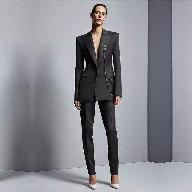 Women Tailored Formal Pantsuit